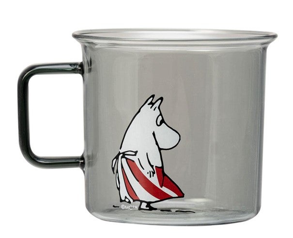 Kopp Glass Mummimamma 3,5 dl Grå