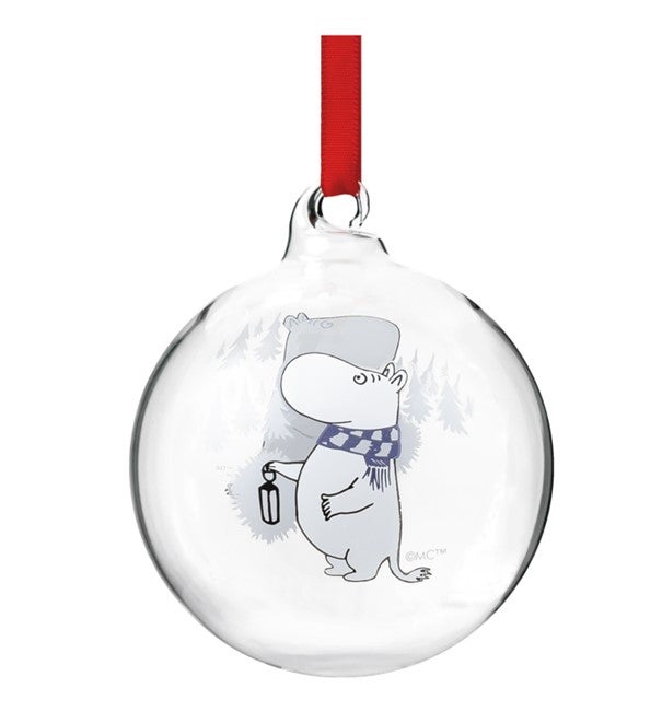 Dekorasjonskule Mummi Mummitrollet glass