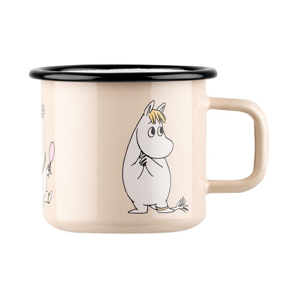 Mummikopp Emalje Sorkfrøken 3,7 dl Beige