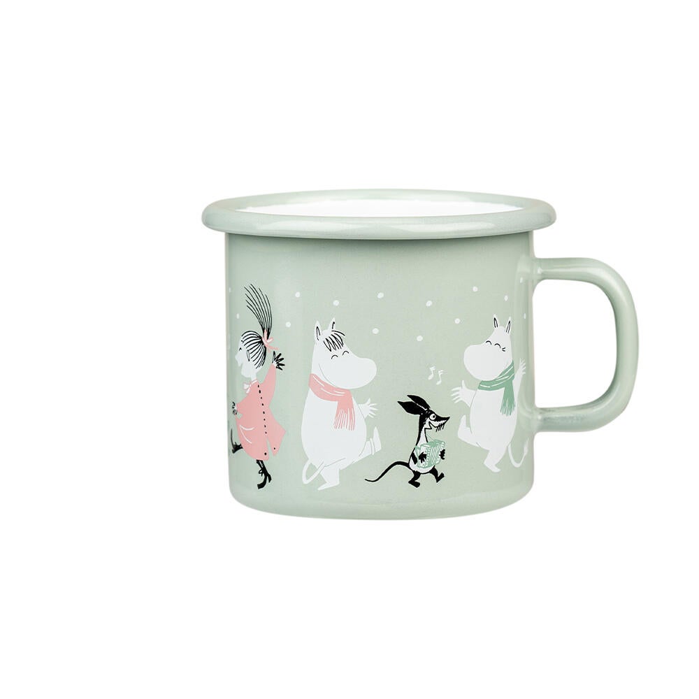 Mummikopp Emalje Festen 2,5 dl Lysegrønn