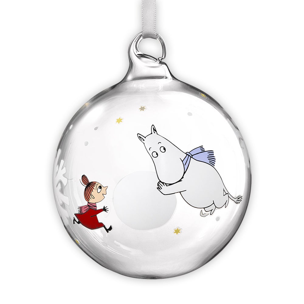 Julekule Mummi Snøfnugg 9 cm