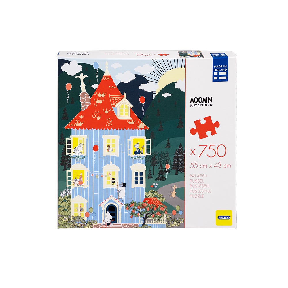 Puslespill 750 Mummi Mummihuset Blå