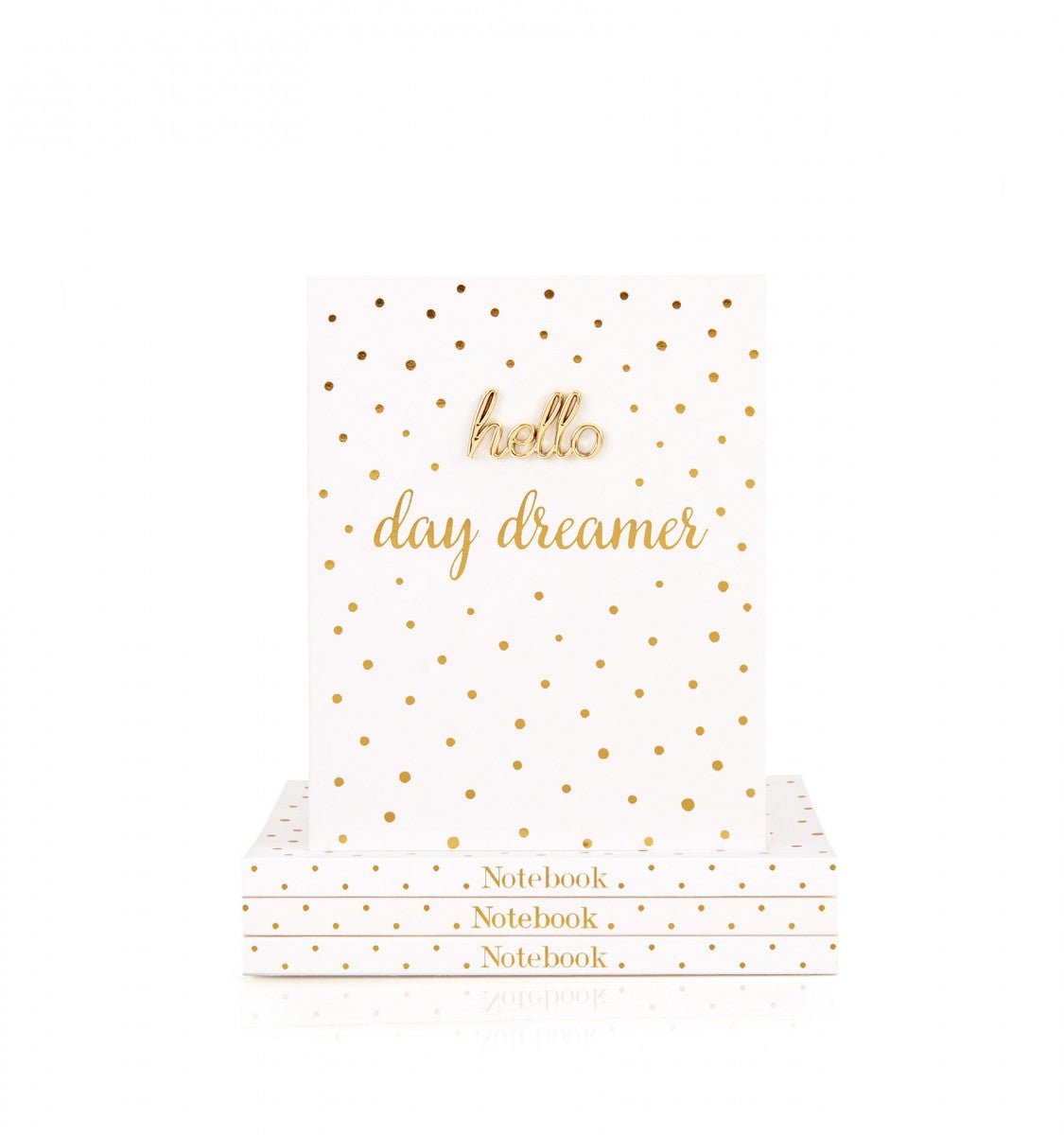 Notatbok Hello Day A6 Hvit/Gull