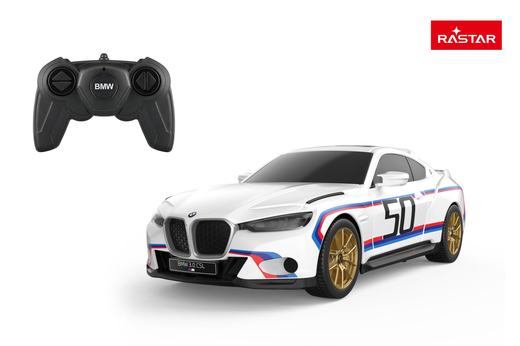 Rastar Bmw 3.0 Csl Rc 1:24 White