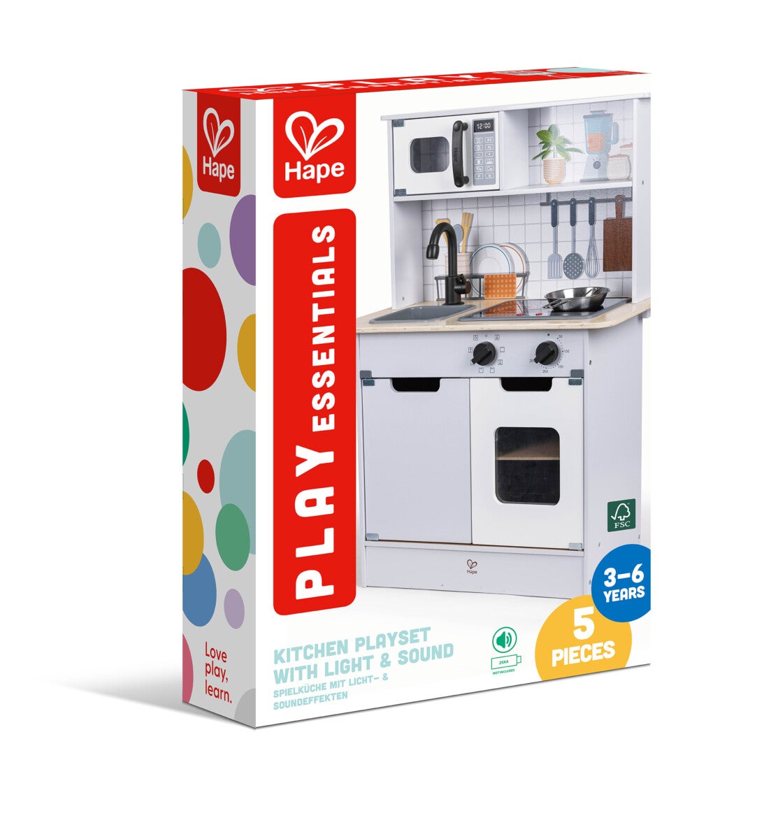 Hape morderne kjøkken m/lys og lyd