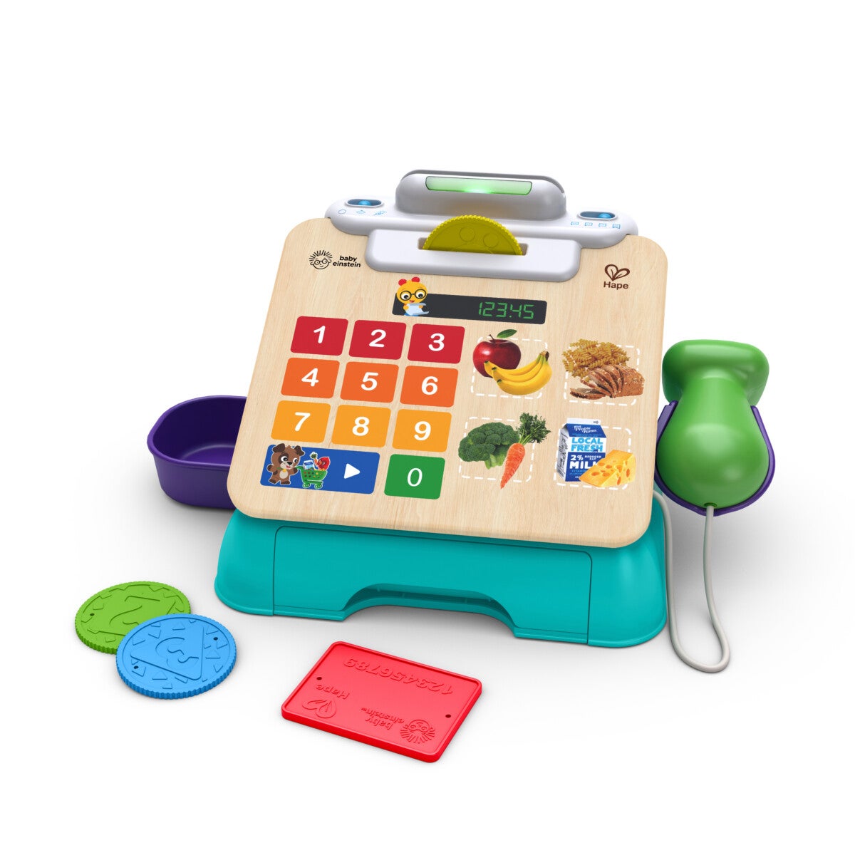 Hape Magic Touch kasseapparat DK/NO/SE