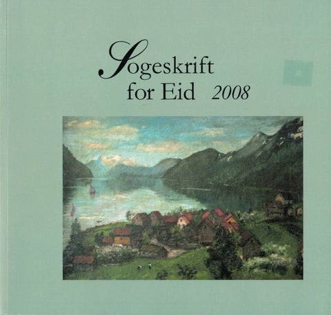 Sogeskrift for Eid 2008