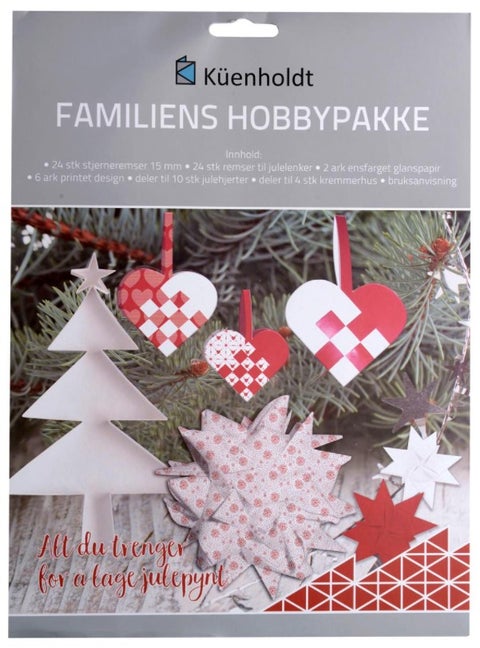 Hobbypakke Familiens Rød Hvit