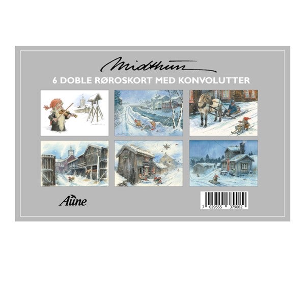 Røroskort m/konvolutter