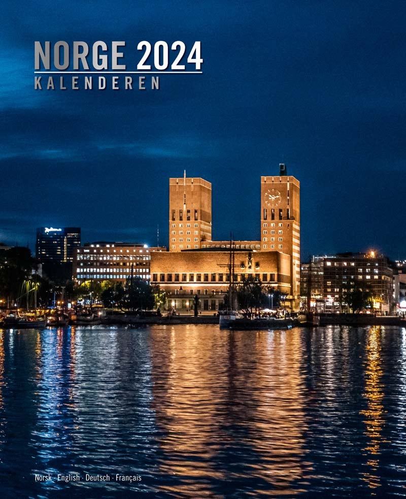 Kalender 2024 Norge Oslo 33x41cm
