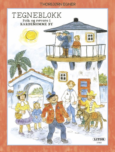 Tegneblokk Thorbjørn Egner 2 ulike motiv