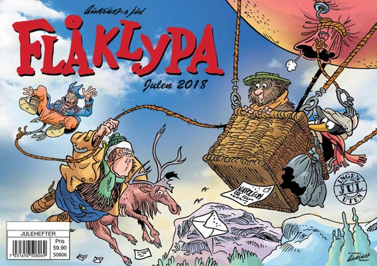 JULEHEFTE FLÅKLYPA KJELL AUKRUST JUL - Julehefte