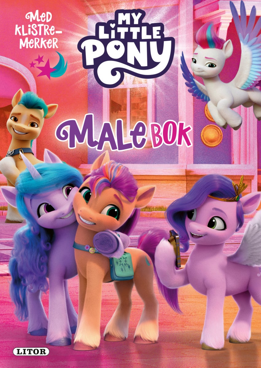 Malebok My Little Pony Med Klistremerker