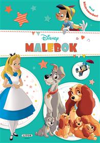 Malebok Disney m/klistremerker