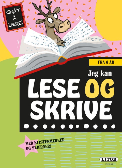 Jeg kan lese og skrive - med stjerner og klistremerker
