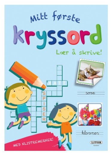 Kryssordbok Mine første kryssord Blå