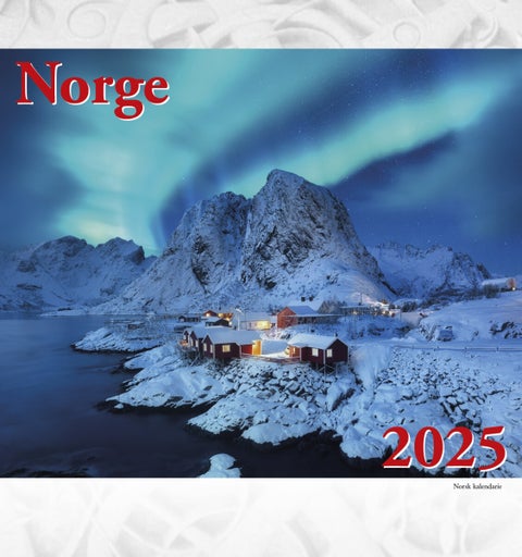 Norge postkortkalender 2025