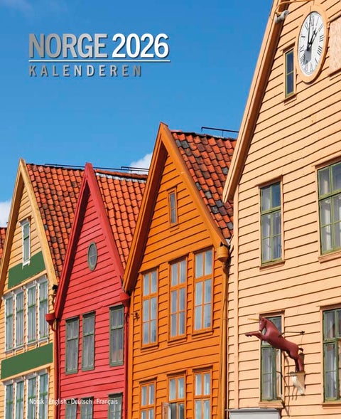Kalender Norge Bergen 2026