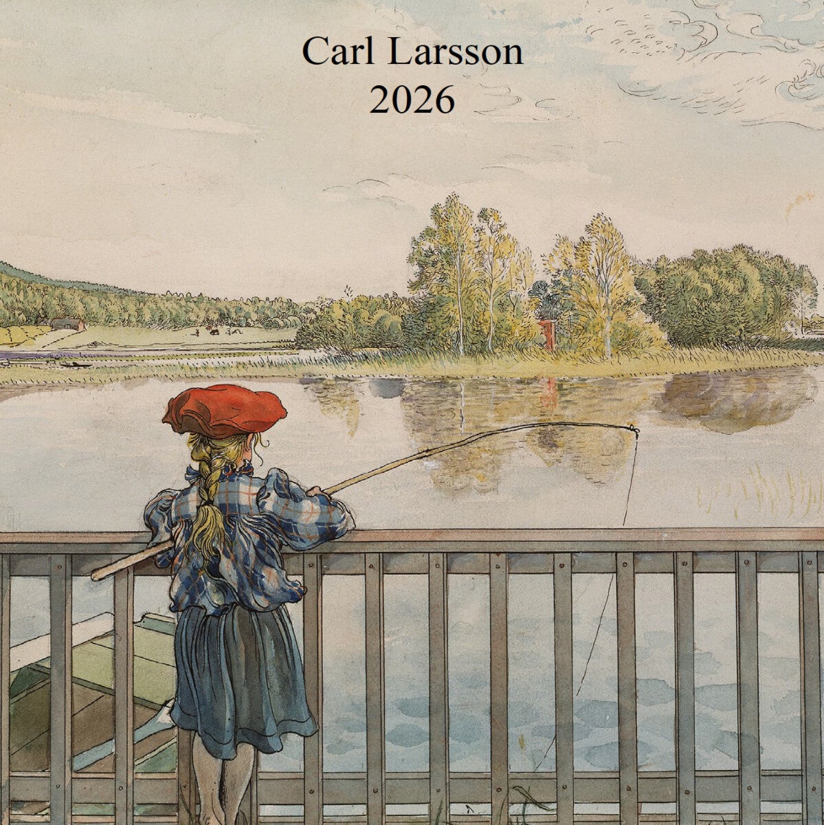 Kalender 2026 Carl Larsson 18X18Cm