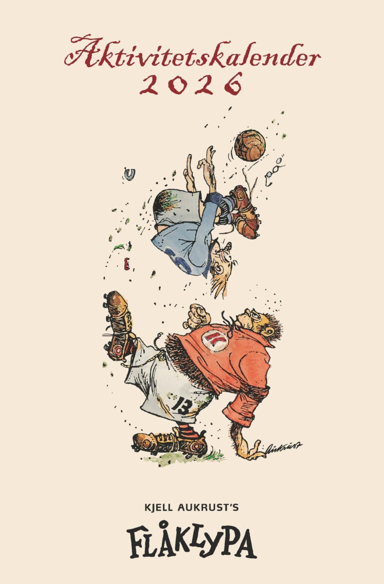 Kalender 2026 Flåklypa 23X34Cm