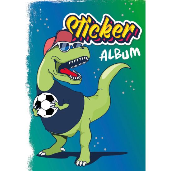 Bilde av Stickersalbum 14,5x21cm Dino