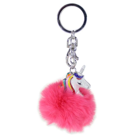 N.Ring/Bag Charm Unicorn Pon Pon