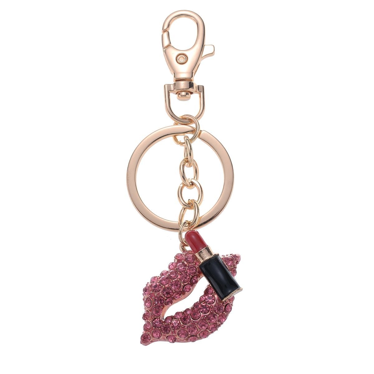 Nøkkelring/Bag Charm Lipstick