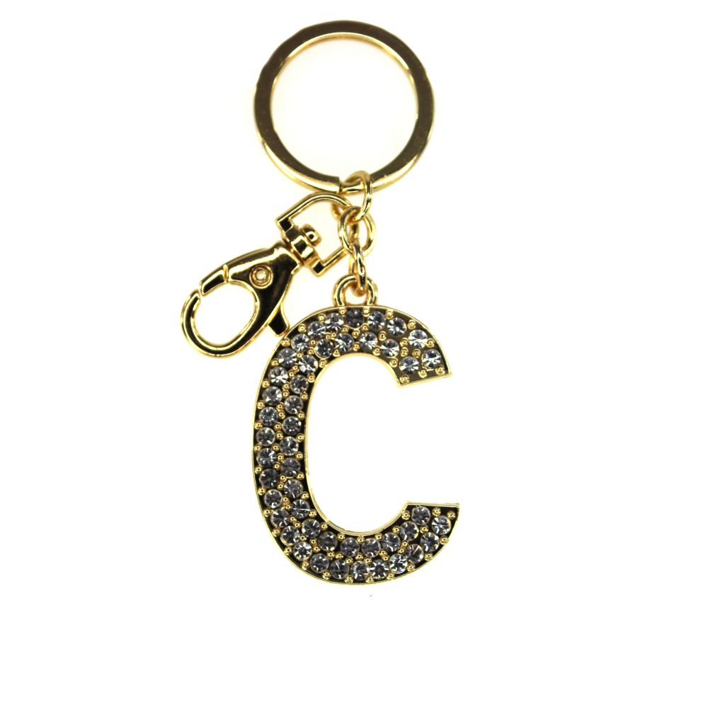 Nøkkelring Alfabet Gull Tinka C