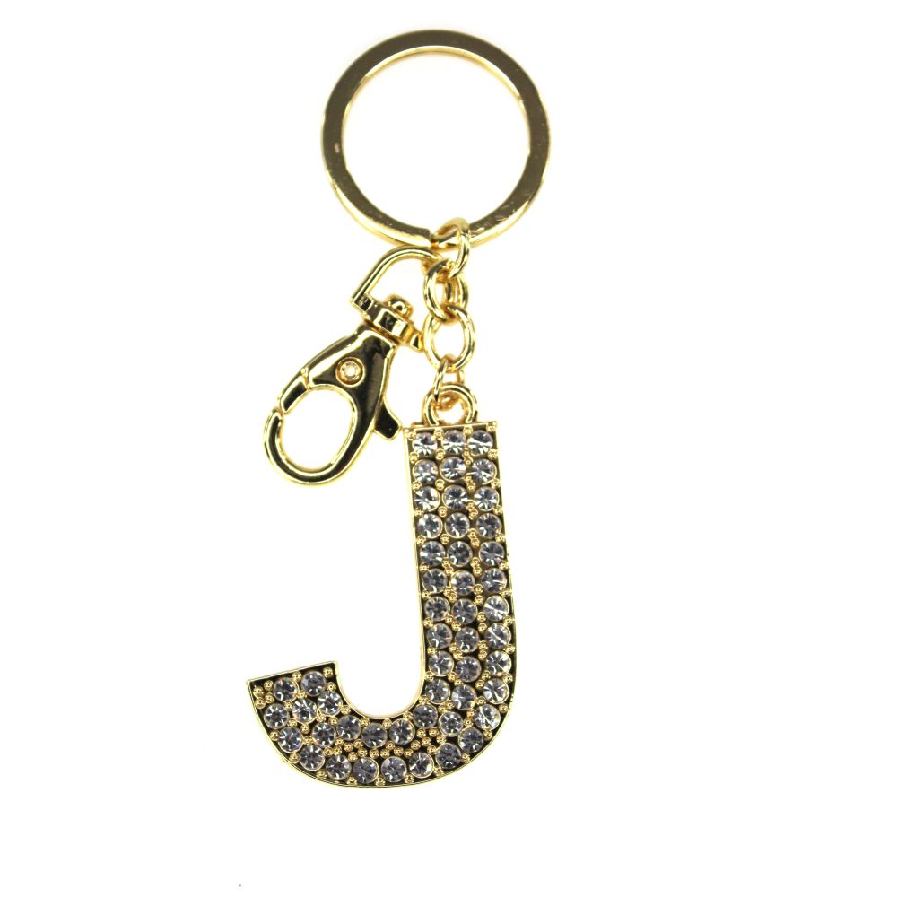 Nøkkelring Alfabet Gull Tinka J