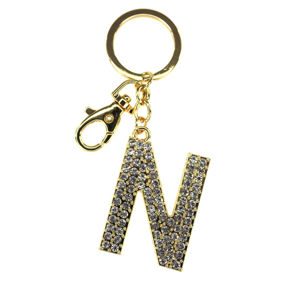 Nøkkelring Alfabet Gull Tinka N