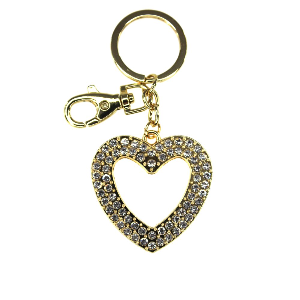 Nøkkelring Gull Tinka Hjerte