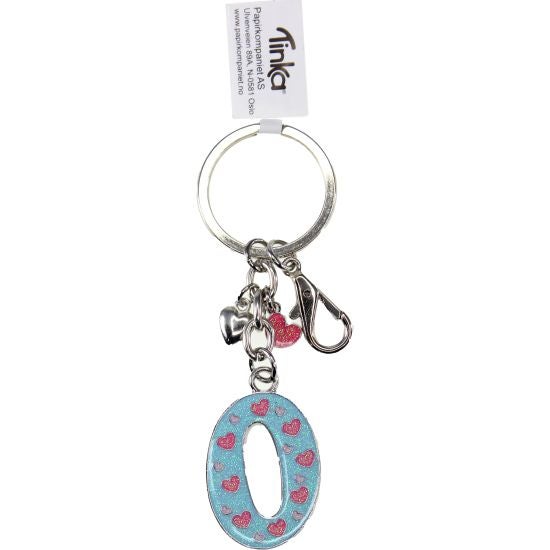 Nøkkelring O, 3 ass