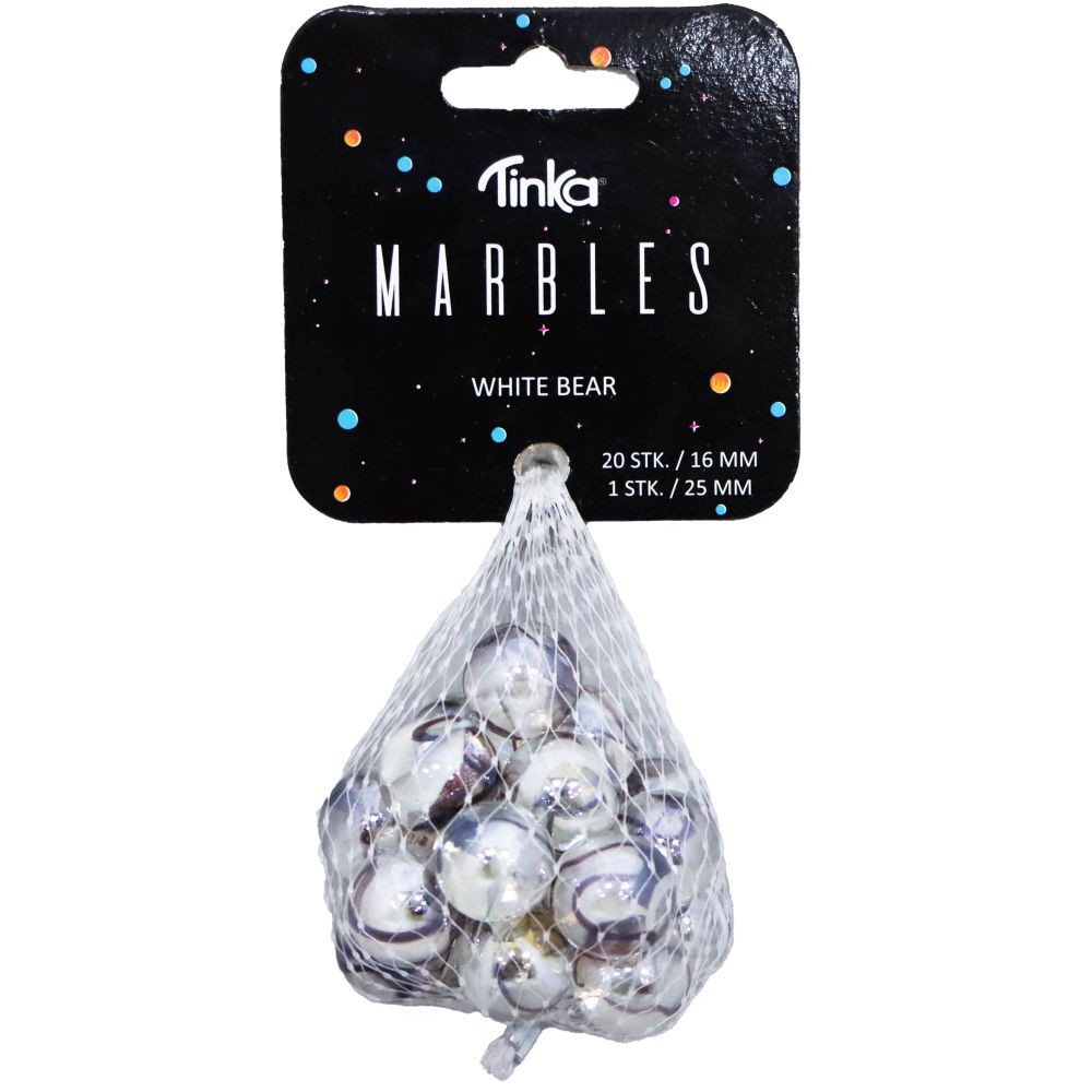 Klinkekuler 20+1 White Bear