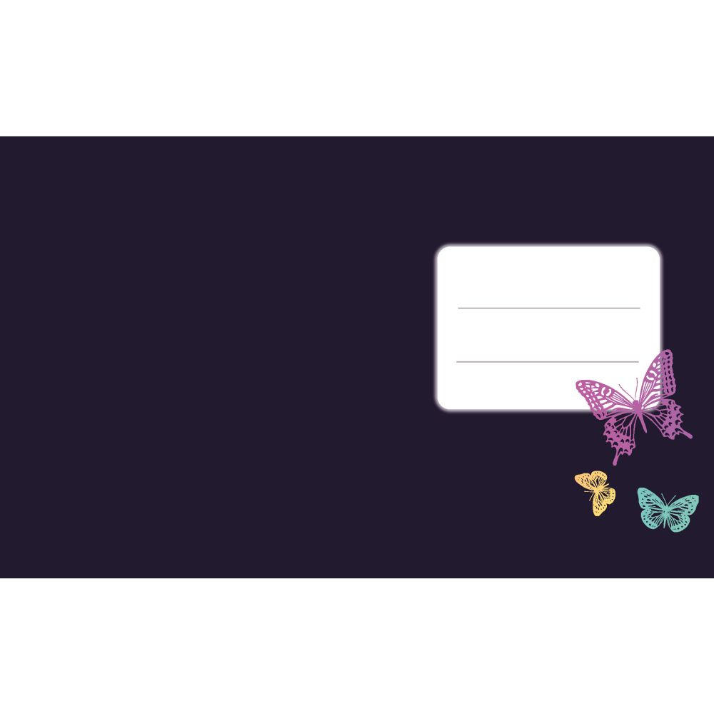 Dagbok m/Lås Sommerfugler Tinka