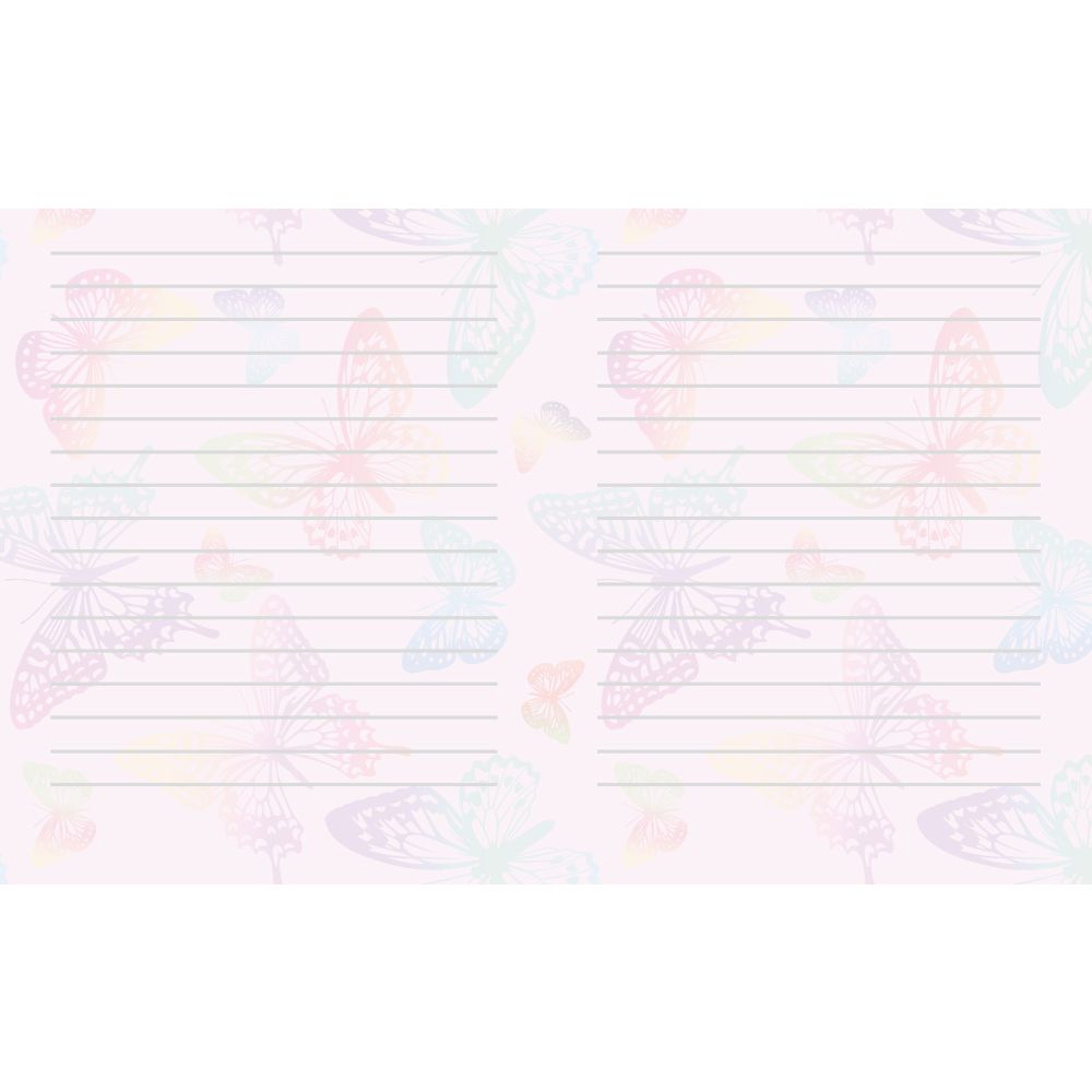 Dagbok m/Lås Sommerfugler Tinka