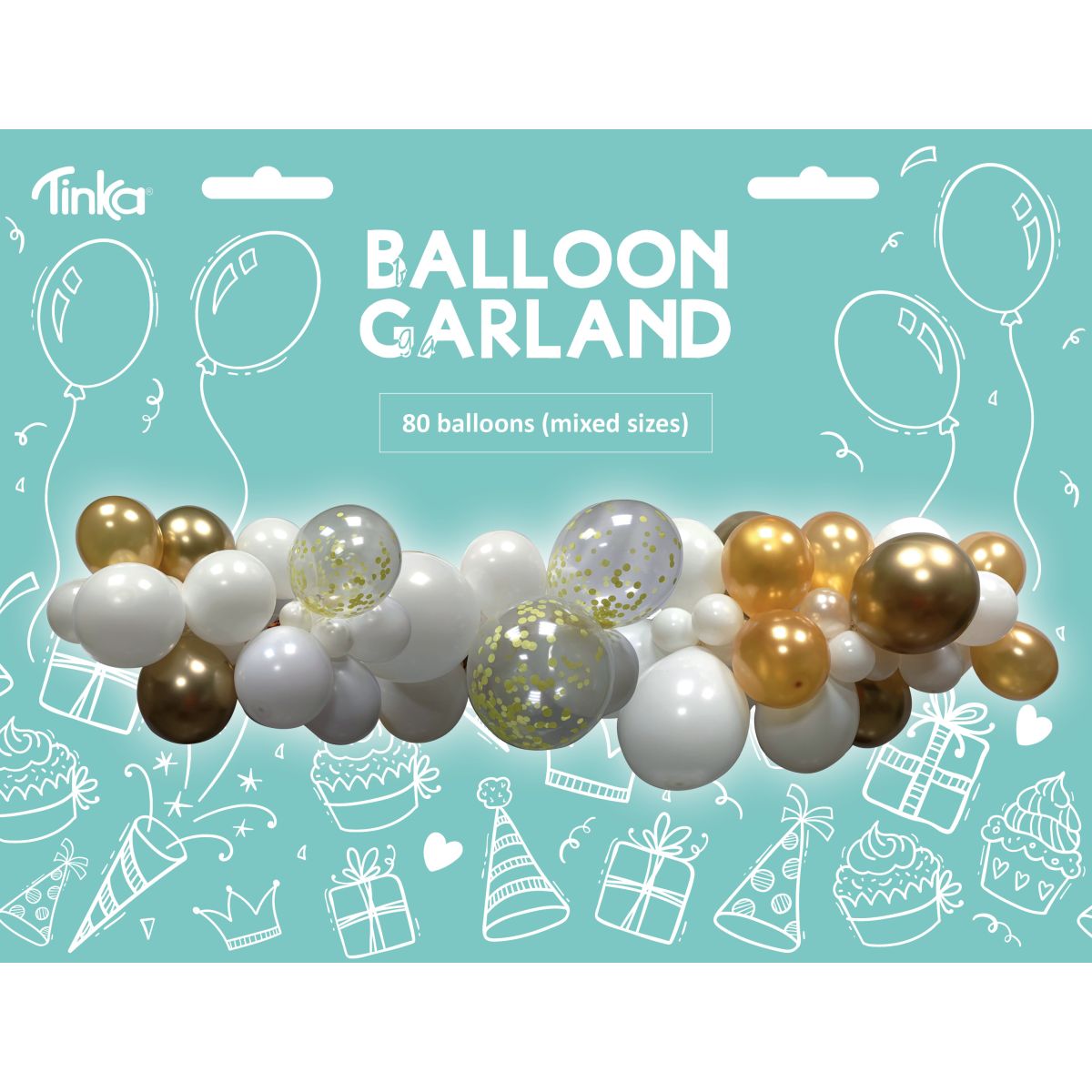 Ballongbue Gull 80 Stk Tinka