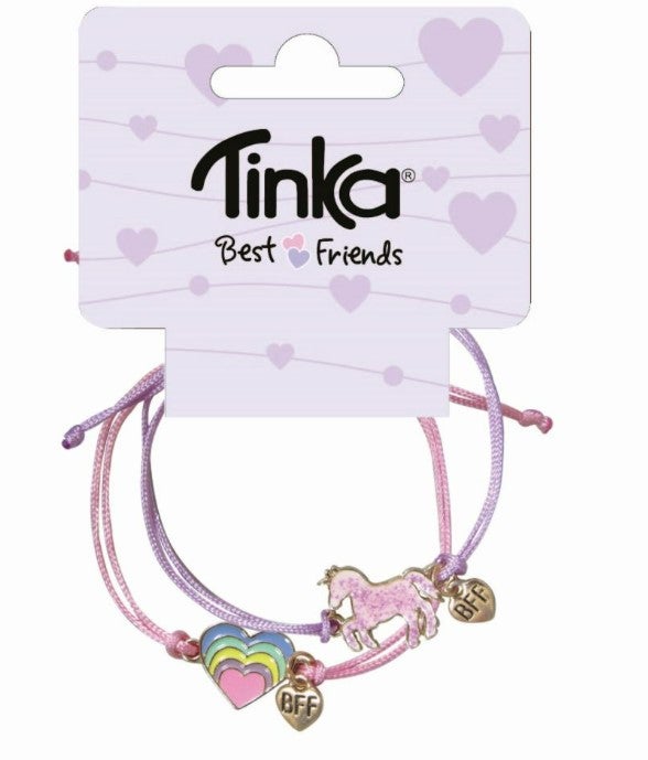 Armbånd BFF Hjerte/Unicorn 2 Stk Tinka Best Friend
