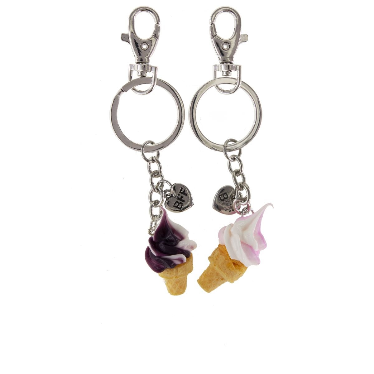 Nøkkelringer Iskrem 2 Stk BFF Tinka