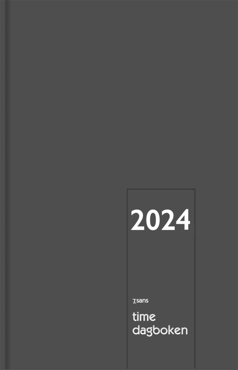 Bilde av Kalender 2024 7.sans Timedagboken Innbundet