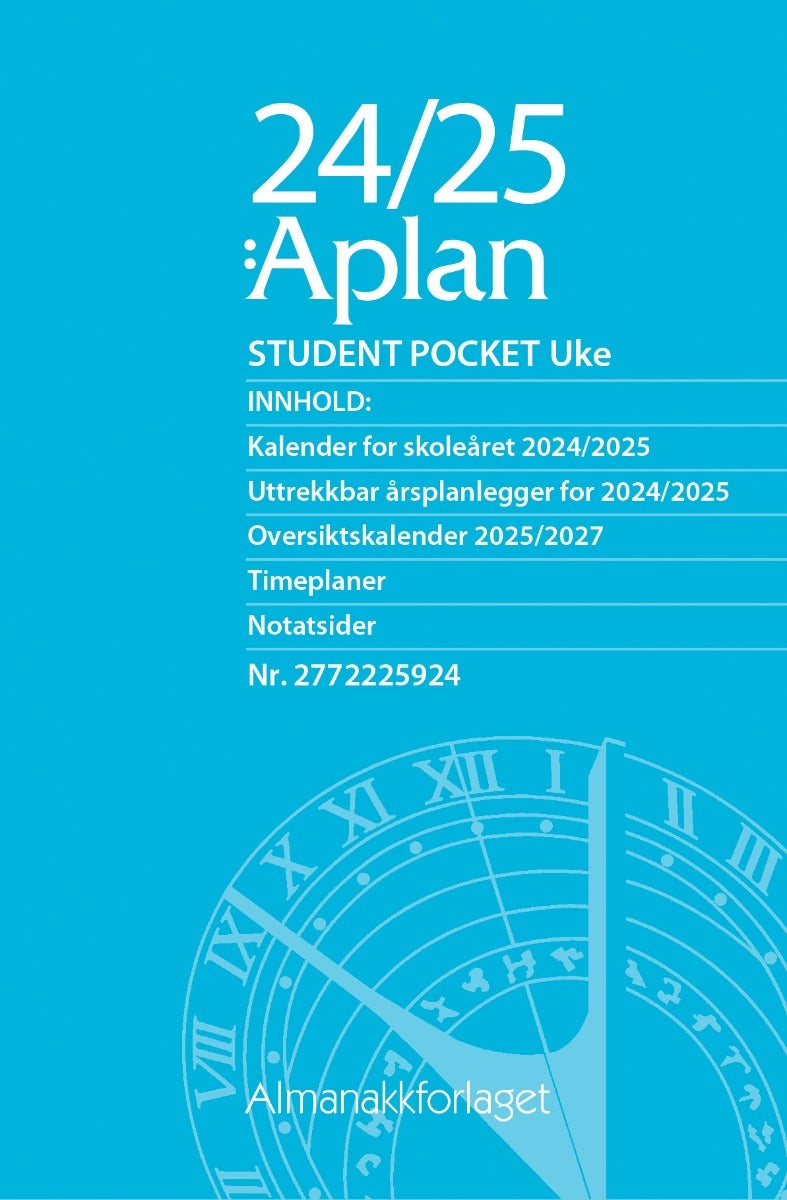 Bilde av Aplan Student 24/25 Pocket Uke årssett