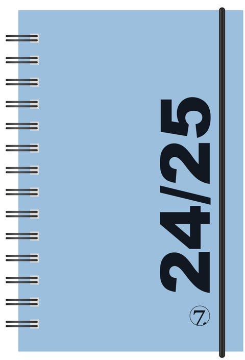 7.Sans kalender 24/25 Neon kartong spiralisert