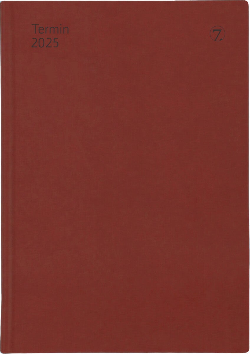 Kalender 2025 7.Sans Termin Innbundet Brun