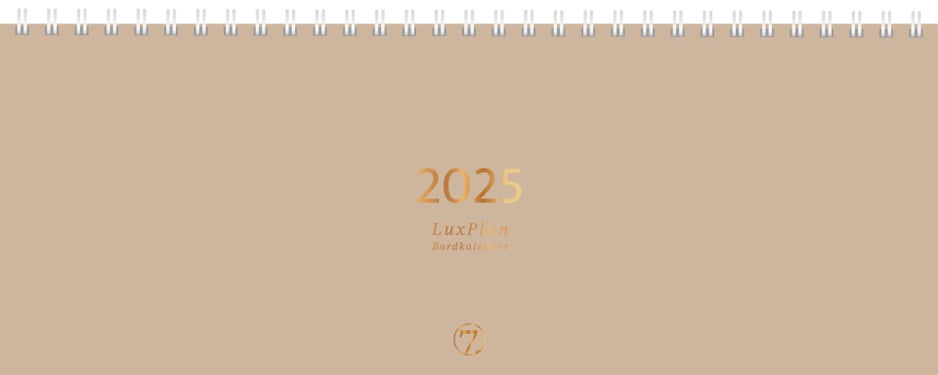 Kalender 2025 7.Sans Luxplan Bordkalender