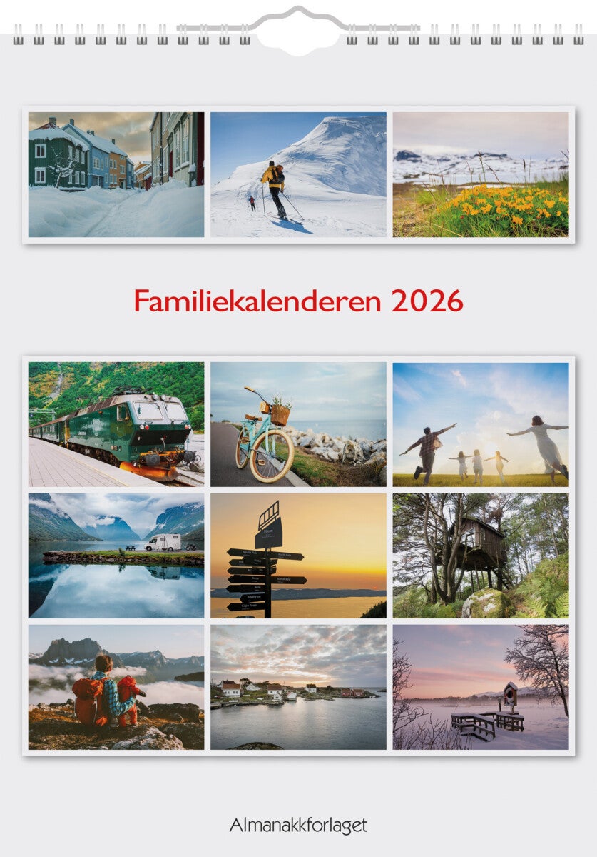 Kalender 2026 Familiekalenderen