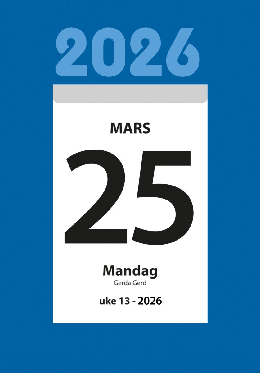 Kalender 2026 7.Sans Liten Kjempekalender