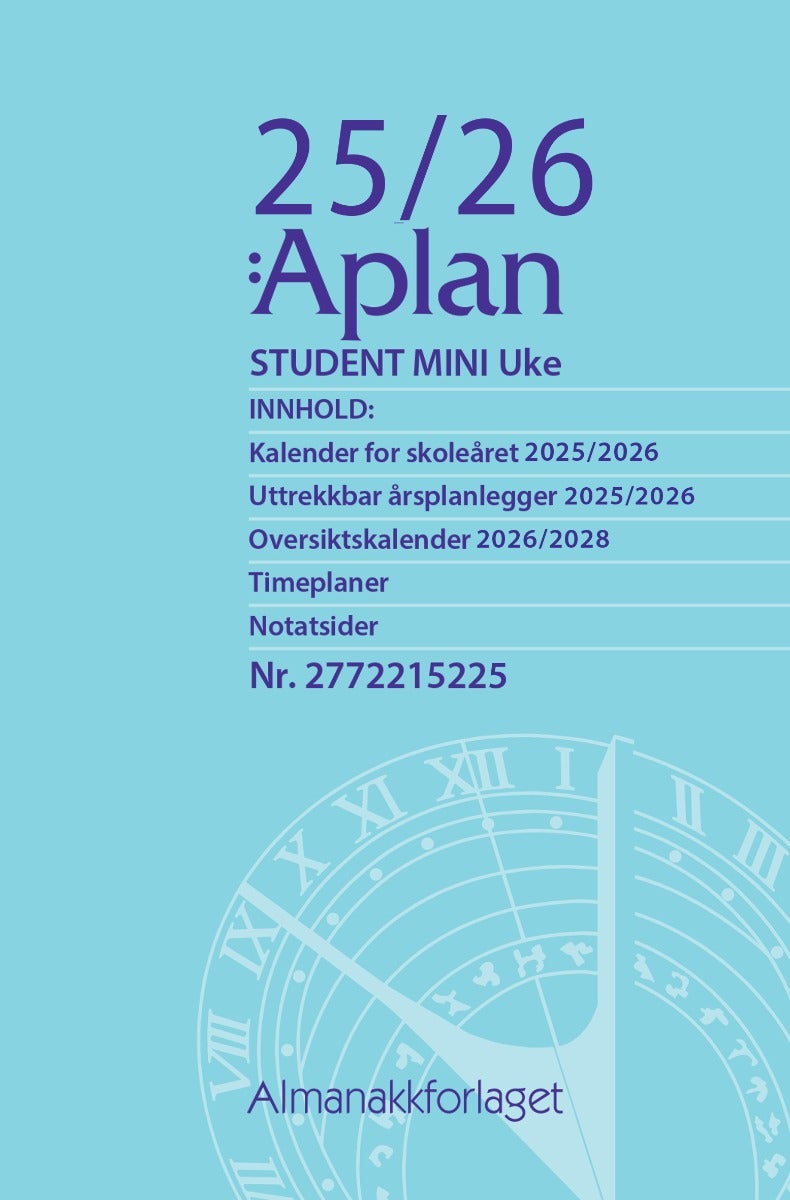 Aplan Student 25/26 Mini Uke Årssett