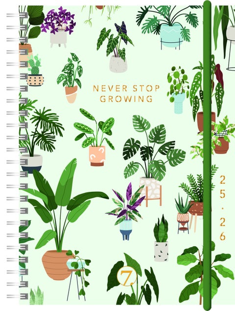 7.sans Ukeplan 25/26 Little Plants A5