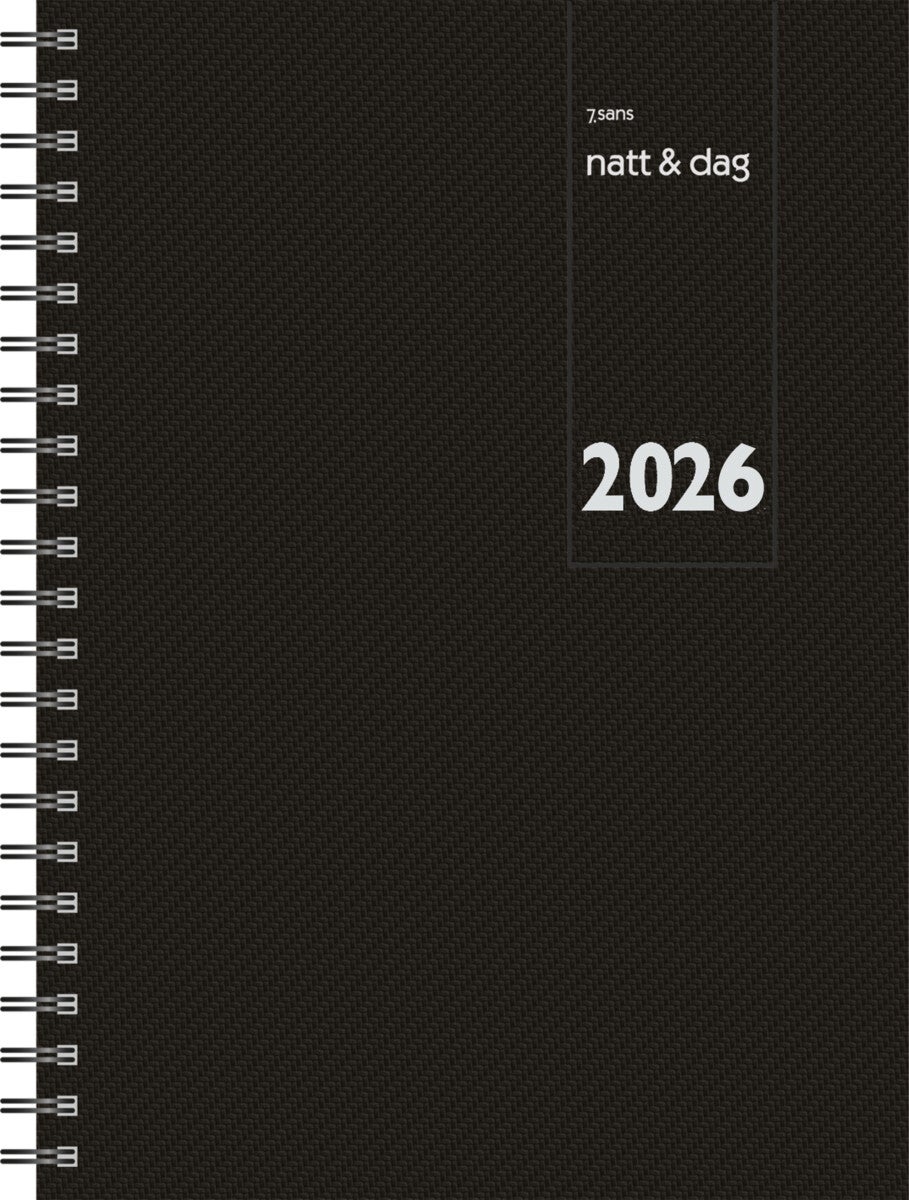 Kalender 2026 7.Sans Natt & Dag spiralisert