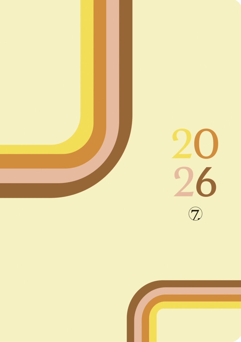 Kalender 2026 7.Sans Dagbok Retro A5