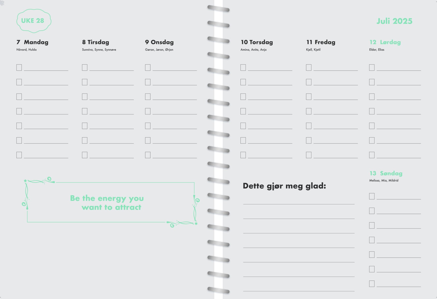 7.sans Kalender 25/26 Inspirasjon Stud